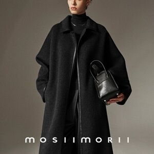 Mosimorii Black Wool Coat